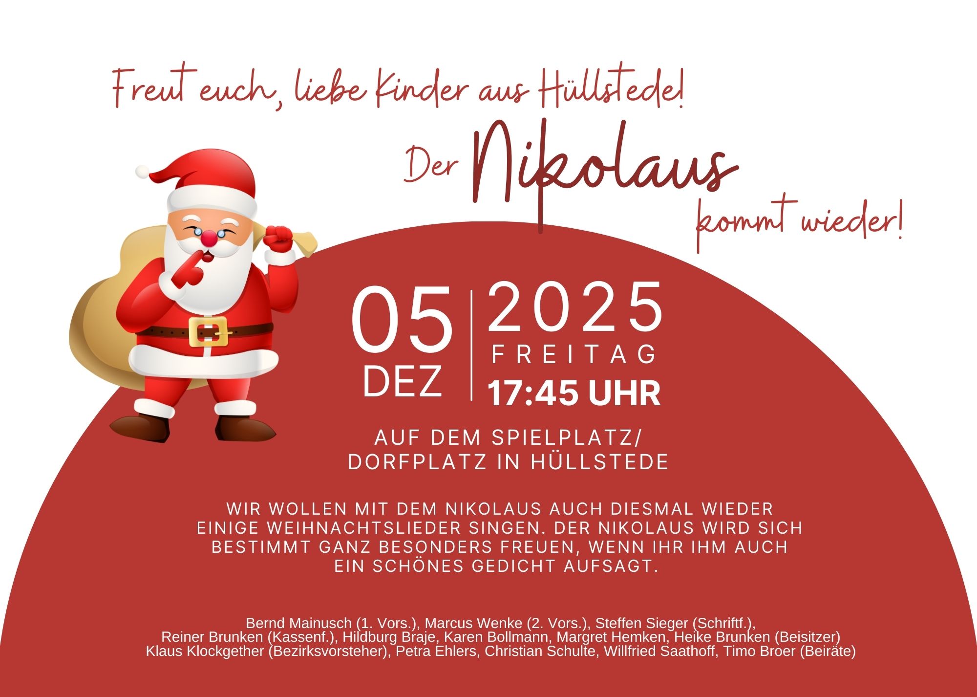 Rundschreiben 2025/07 ( Nikolaus )